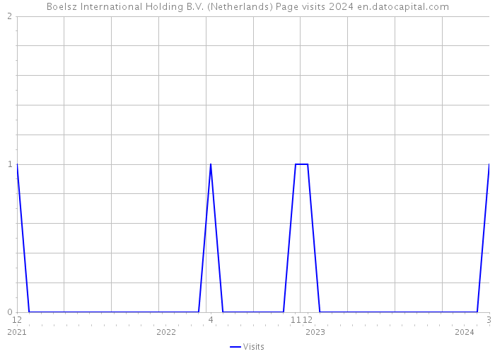 Boelsz International Holding B.V. (Netherlands) Page visits 2024 