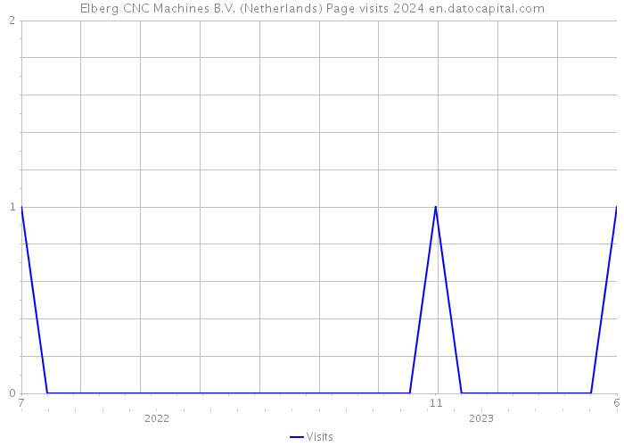 Elberg CNC Machines B.V. (Netherlands) Page visits 2024 