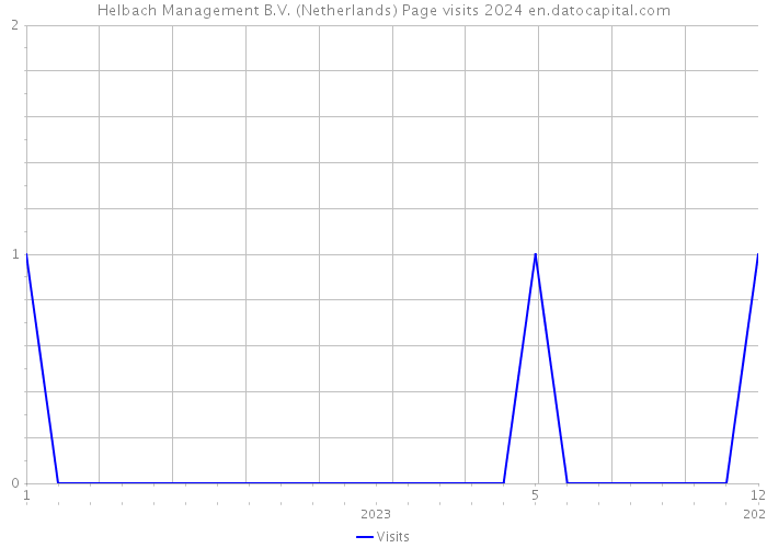 Helbach Management B.V. (Netherlands) Page visits 2024 