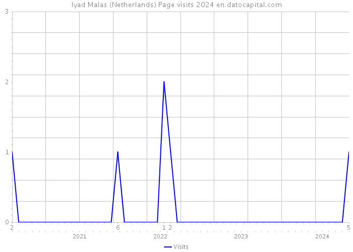 Iyad Malas (Netherlands) Page visits 2024 
