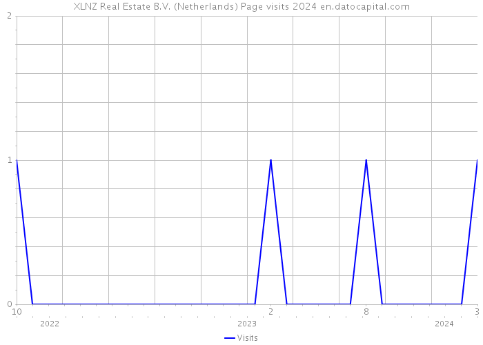 XLNZ Real Estate B.V. (Netherlands) Page visits 2024 
