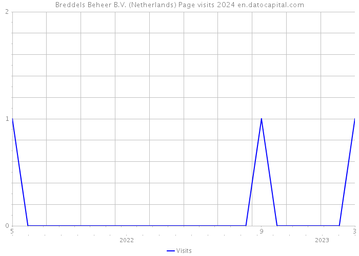 Breddels Beheer B.V. (Netherlands) Page visits 2024 