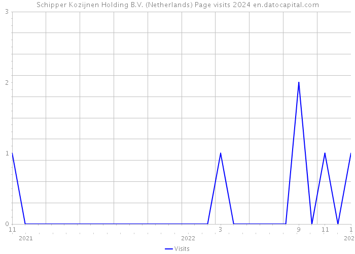 Schipper Kozijnen Holding B.V. (Netherlands) Page visits 2024 