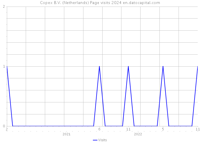 Copex B.V. (Netherlands) Page visits 2024 