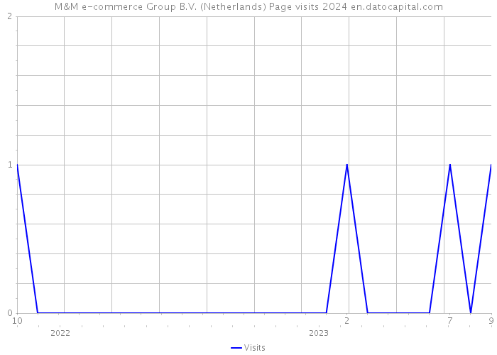 M&M e-commerce Group B.V. (Netherlands) Page visits 2024 
