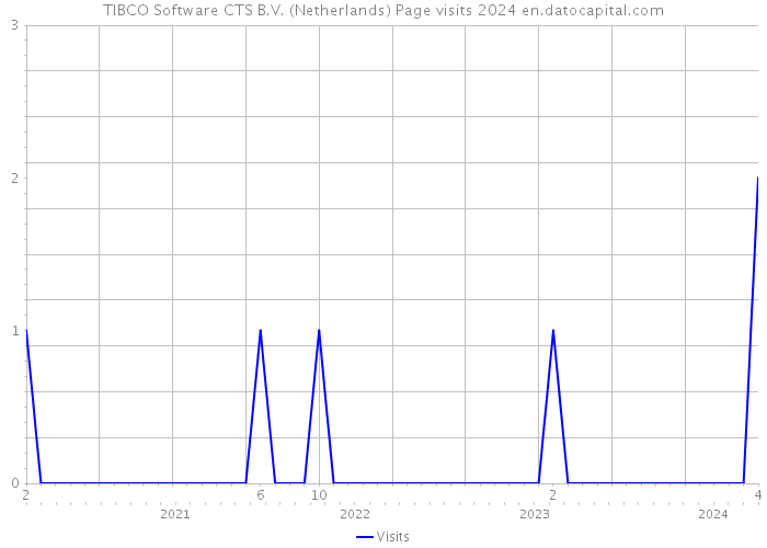 TIBCO Software CTS B.V. (Netherlands) Page visits 2024 