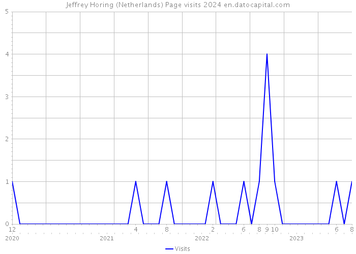 Jeffrey Horing (Netherlands) Page visits 2024 