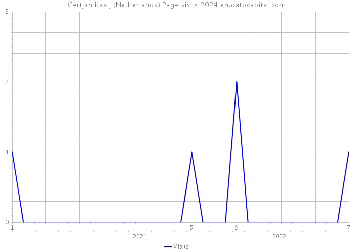 Gertjan Kaaij (Netherlands) Page visits 2024 