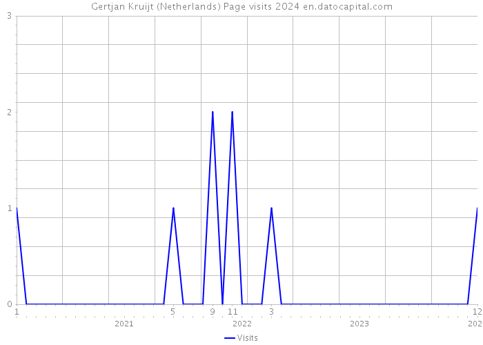 Gertjan Kruijt (Netherlands) Page visits 2024 
