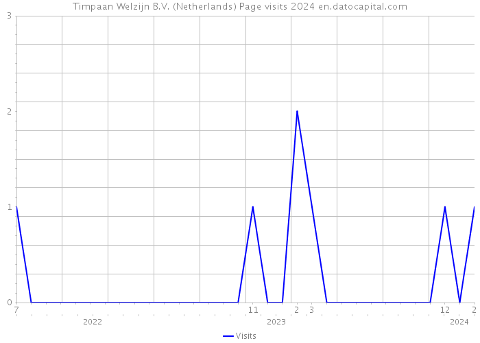 Timpaan Welzijn B.V. (Netherlands) Page visits 2024 