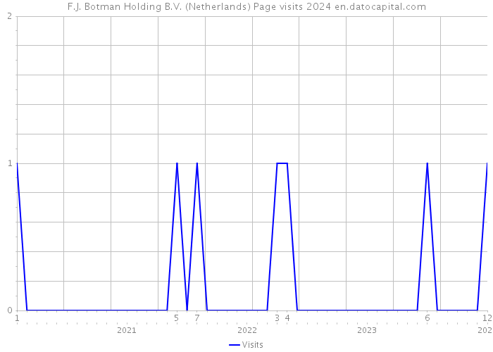 F.J. Botman Holding B.V. (Netherlands) Page visits 2024 