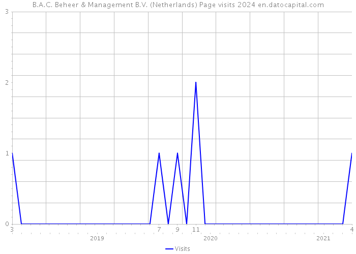 B.A.C. Beheer & Management B.V. (Netherlands) Page visits 2024 