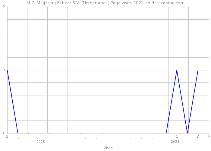 M.G. Meijering Beheer B.V. (Netherlands) Page visits 2024 