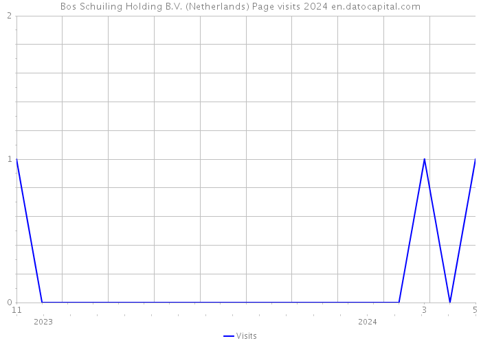 Bos Schuiling Holding B.V. (Netherlands) Page visits 2024 