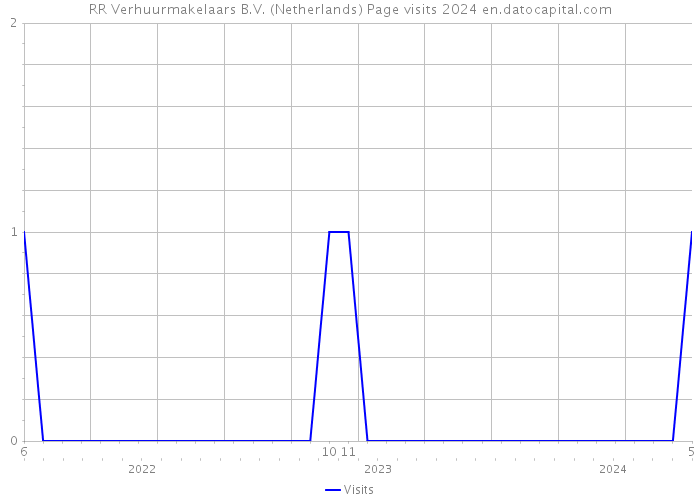 RR Verhuurmakelaars B.V. (Netherlands) Page visits 2024 