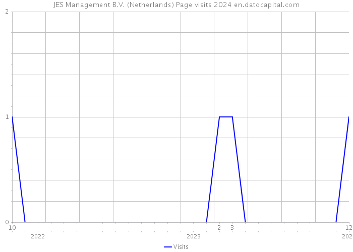 JES Management B.V. (Netherlands) Page visits 2024 