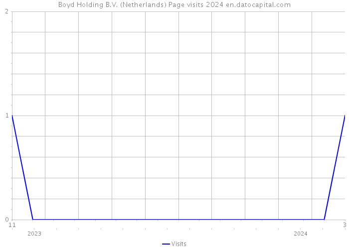 Boyd Holding B.V. (Netherlands) Page visits 2024 