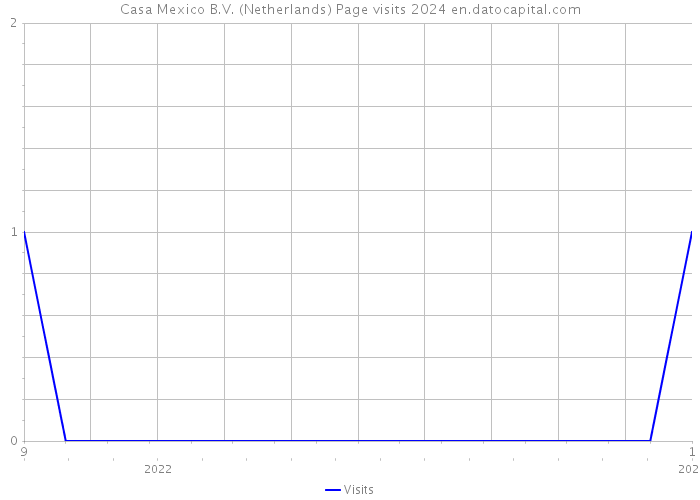 Casa Mexico B.V. (Netherlands) Page visits 2024 