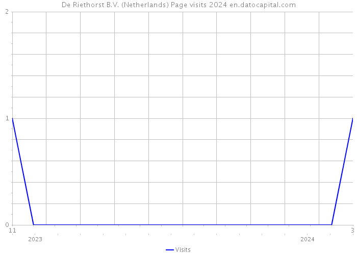 De Riethorst B.V. (Netherlands) Page visits 2024 