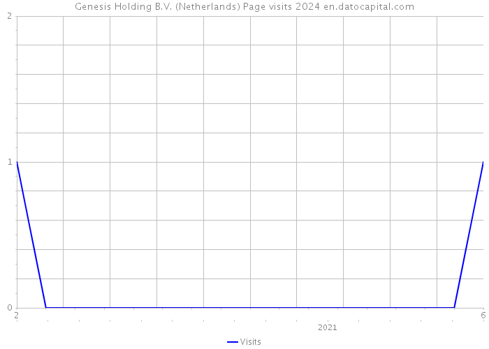 Genesis Holding B.V. (Netherlands) Page visits 2024 