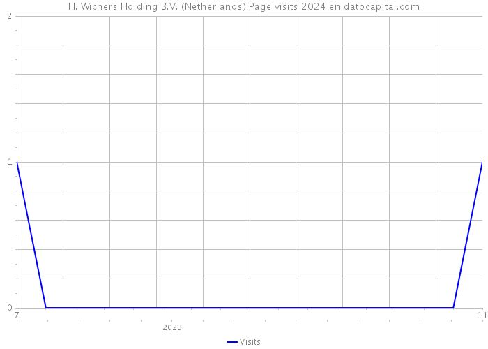 H. Wichers Holding B.V. (Netherlands) Page visits 2024 