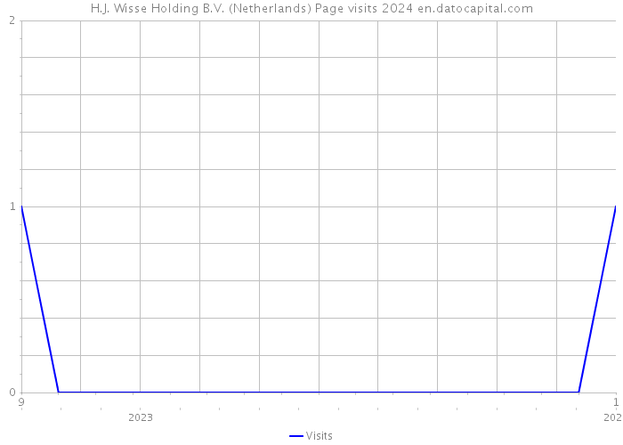 H.J. Wisse Holding B.V. (Netherlands) Page visits 2024 