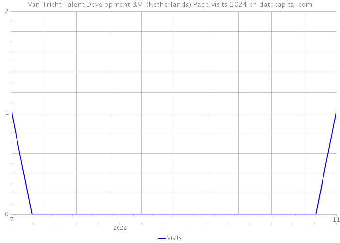 Van Tricht Talent Development B.V. (Netherlands) Page visits 2024 