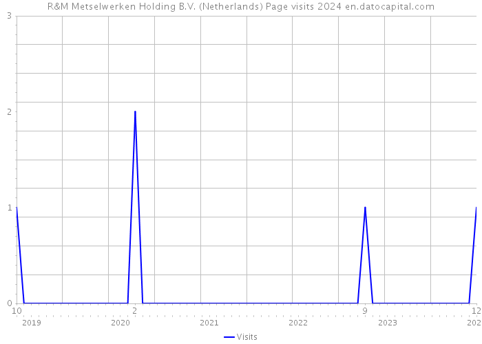 R&M Metselwerken Holding B.V. (Netherlands) Page visits 2024 