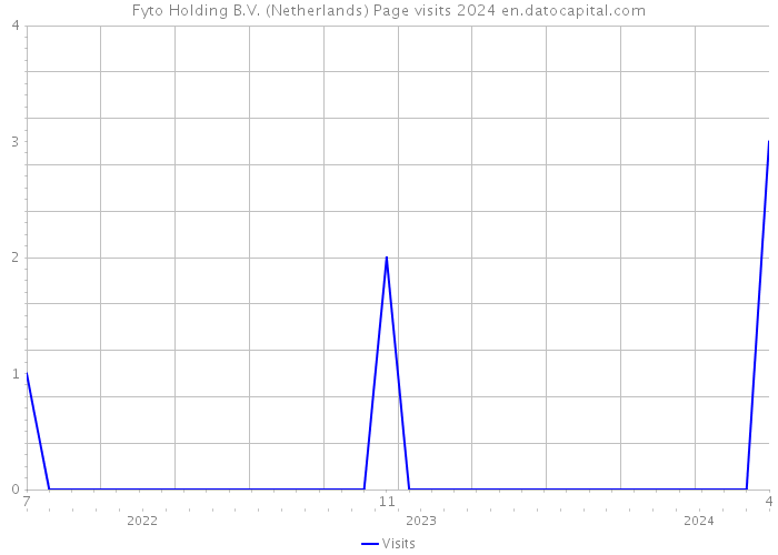 Fyto Holding B.V. (Netherlands) Page visits 2024 