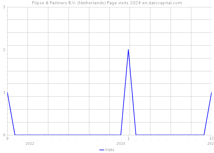 Flipse & Partners B.V. (Netherlands) Page visits 2024 