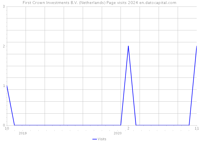 First Crown Investments B.V. (Netherlands) Page visits 2024 