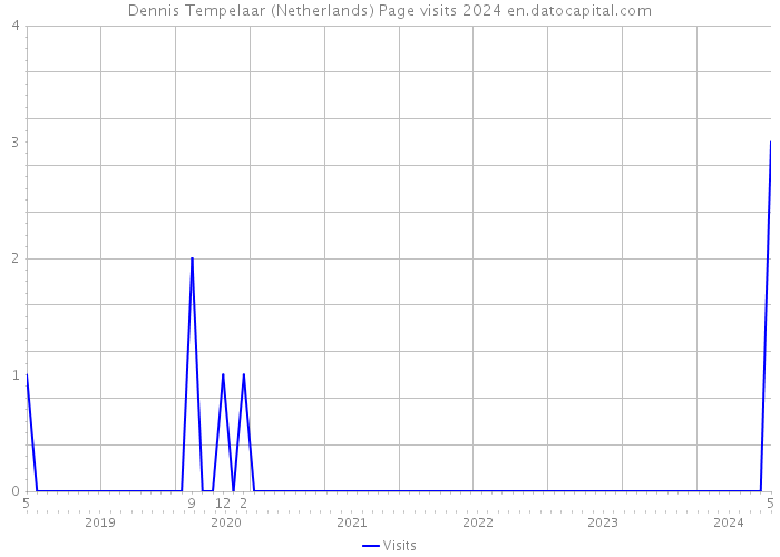 Dennis Tempelaar (Netherlands) Page visits 2024 