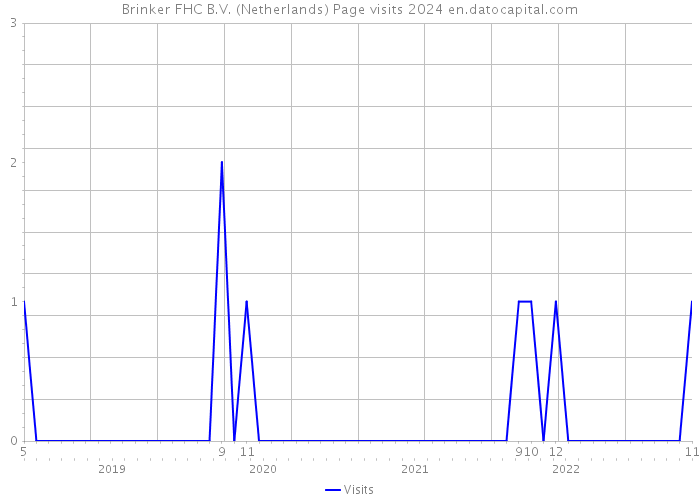 Brinker FHC B.V. (Netherlands) Page visits 2024 