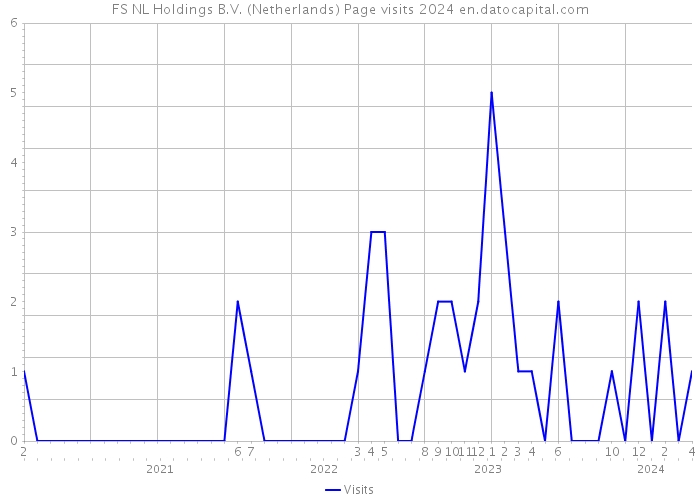 FS NL Holdings B.V. (Netherlands) Page visits 2024 