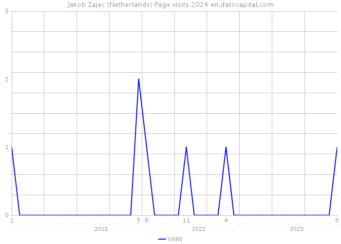 Jakob Zajec (Netherlands) Page visits 2024 