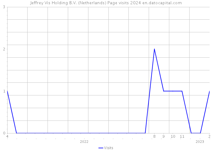 Jeffrey Vis Holding B.V. (Netherlands) Page visits 2024 