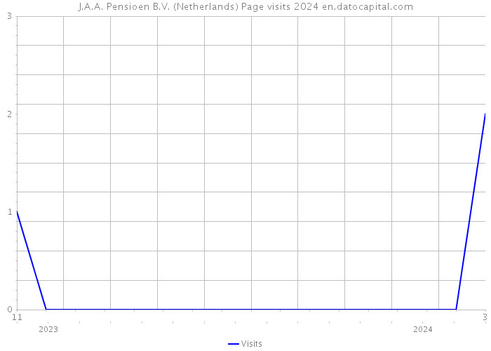 J.A.A. Pensioen B.V. (Netherlands) Page visits 2024 