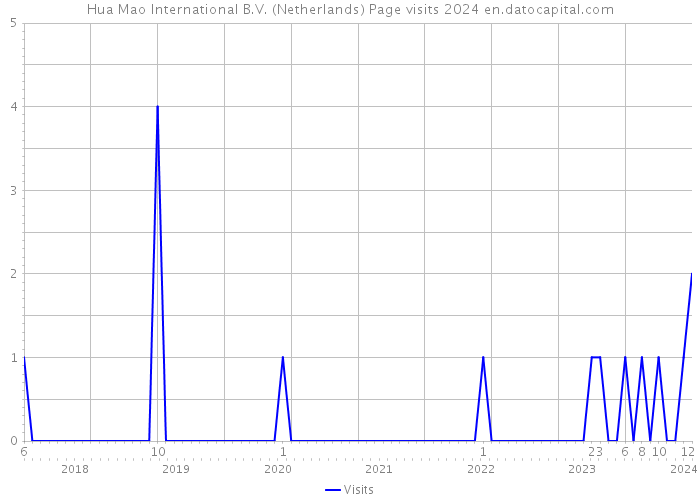 Hua Mao International B.V. (Netherlands) Page visits 2024 