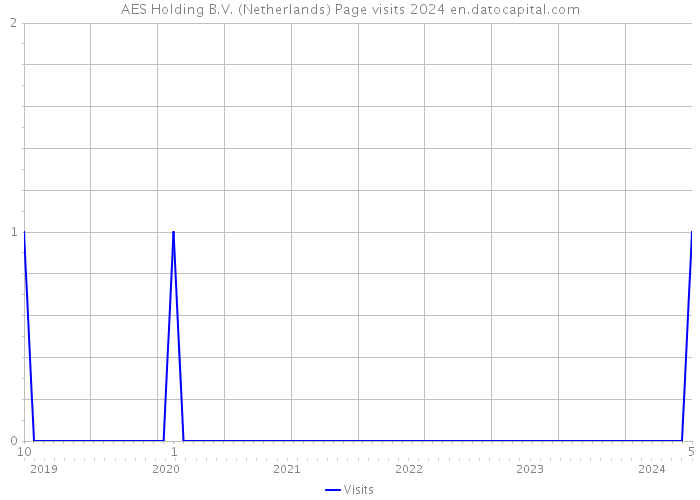AES Holding B.V. (Netherlands) Page visits 2024 