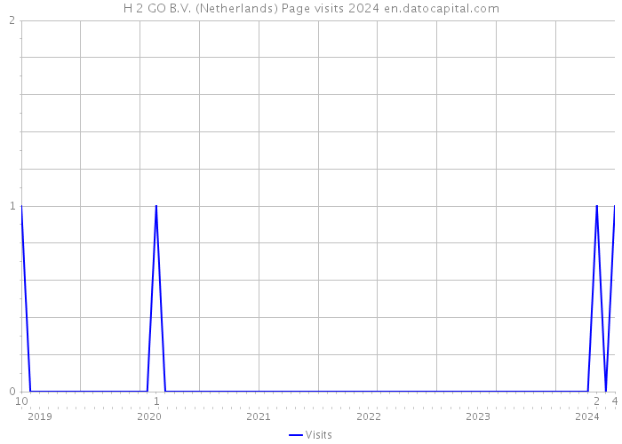 H 2 GO B.V. (Netherlands) Page visits 2024 