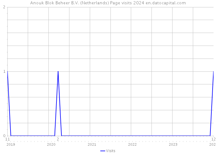 Anouk Blok Beheer B.V. (Netherlands) Page visits 2024 