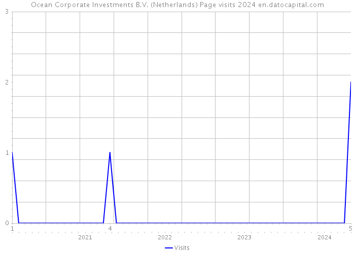 Ocean Corporate Investments B.V. (Netherlands) Page visits 2024 