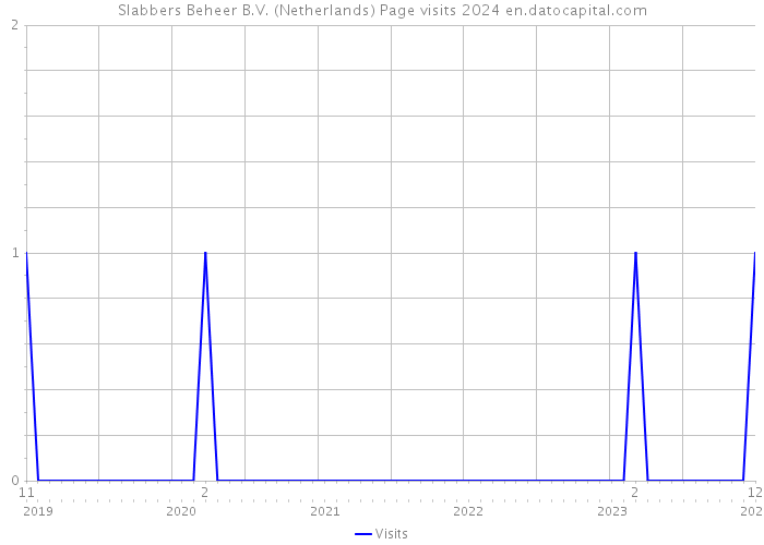 Slabbers Beheer B.V. (Netherlands) Page visits 2024 