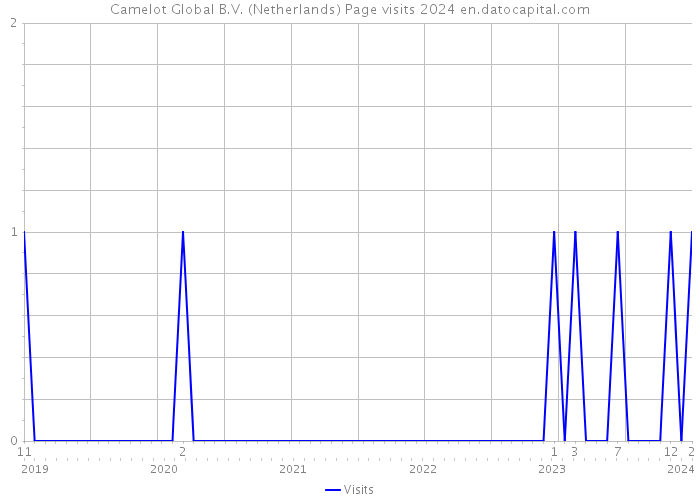 Camelot Global B.V. (Netherlands) Page visits 2024 