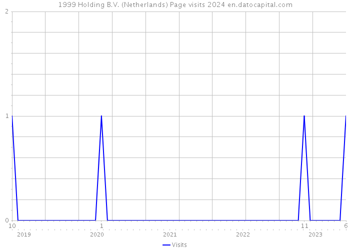 1999 Holding B.V. (Netherlands) Page visits 2024 