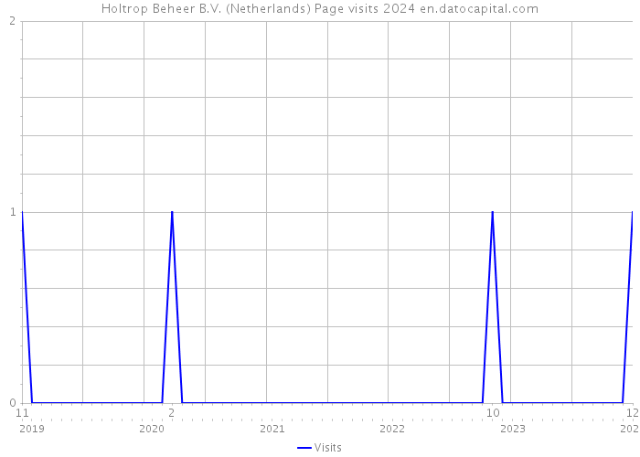 Holtrop Beheer B.V. (Netherlands) Page visits 2024 