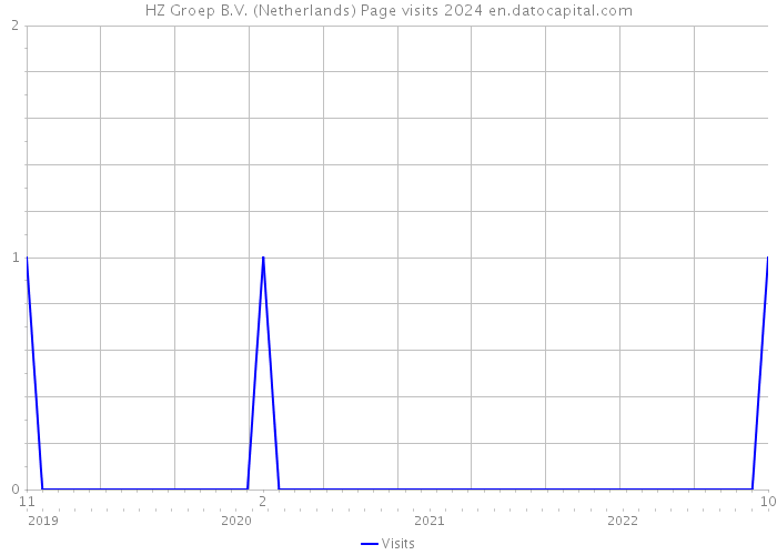 HZ Groep B.V. (Netherlands) Page visits 2024 