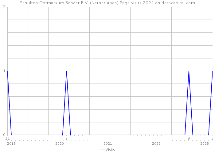 Schulten Ootmarsum Beheer B.V. (Netherlands) Page visits 2024 