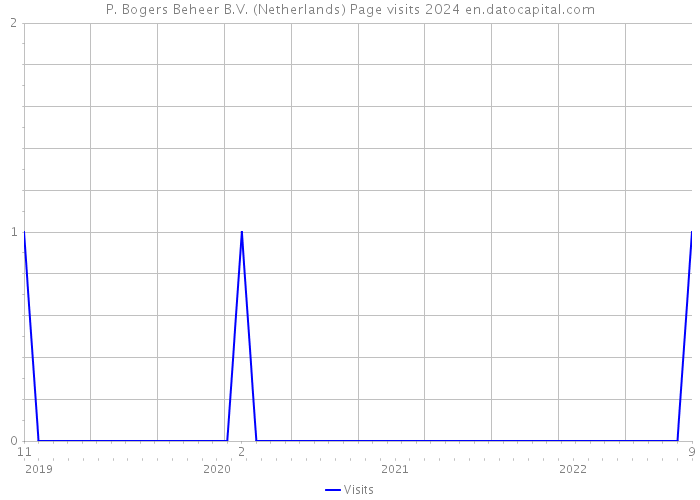 P. Bogers Beheer B.V. (Netherlands) Page visits 2024 