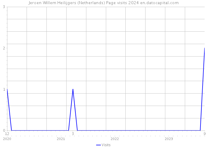 Jeroen Willem Heilijgers (Netherlands) Page visits 2024 